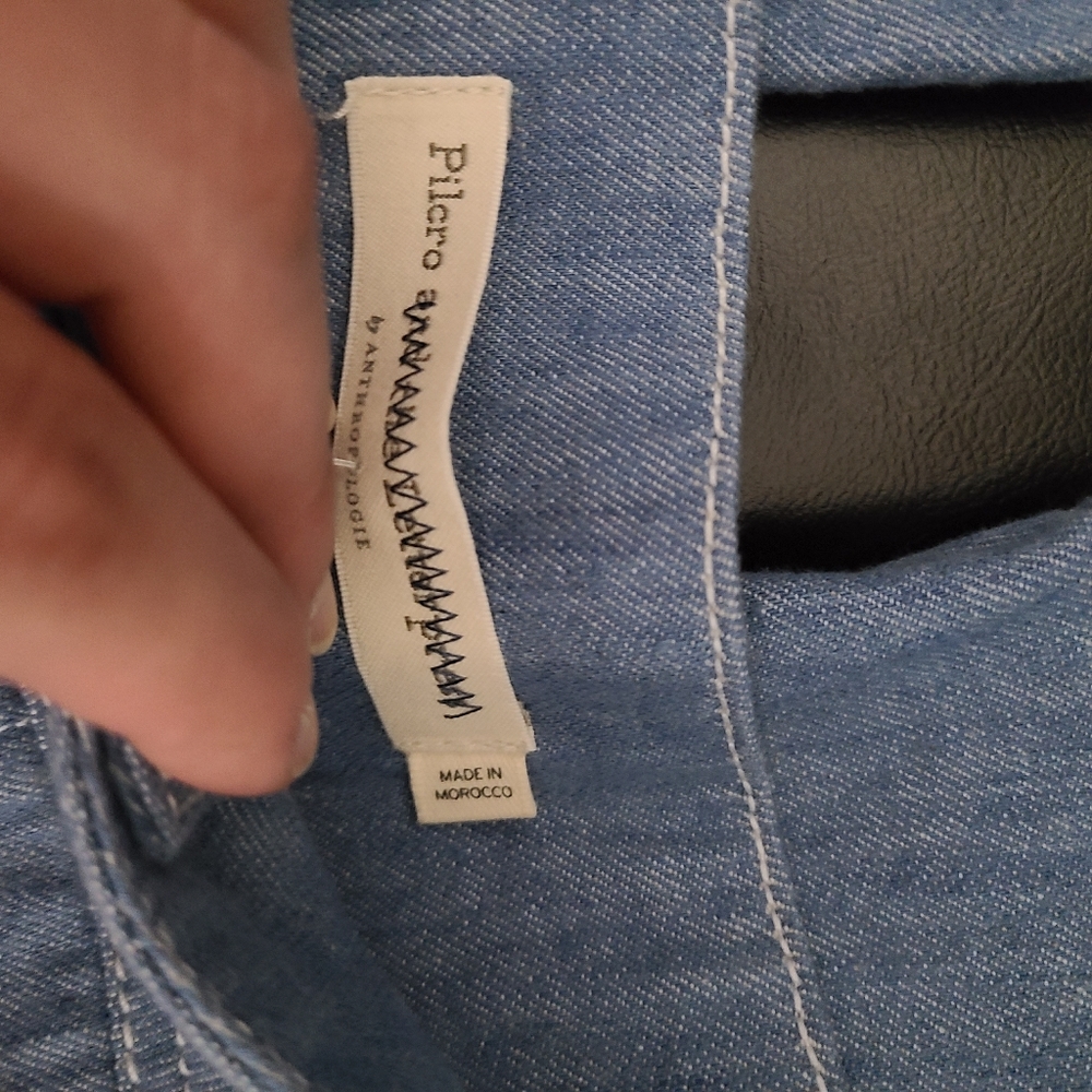 Anthro Pilcro High-Rise Wide-Leg Trouser Jeans 32 - Picture 7 of 16